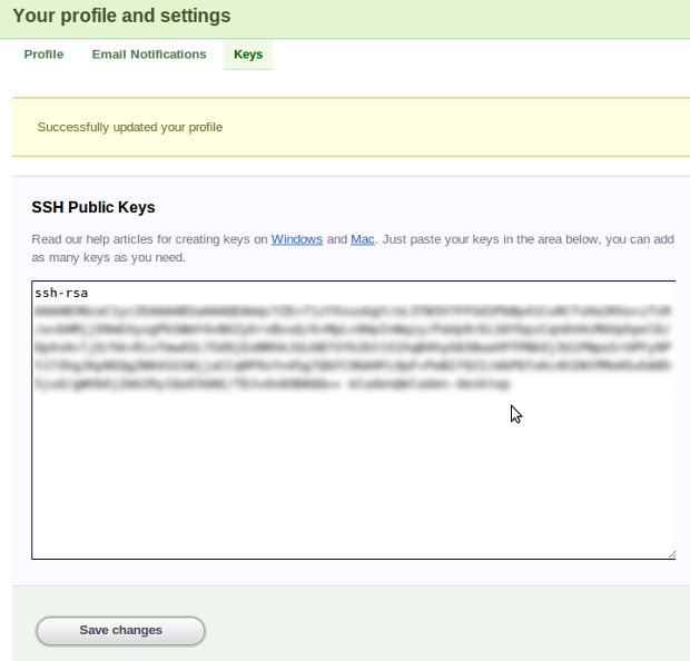 Generate a public ssh key git hub download
